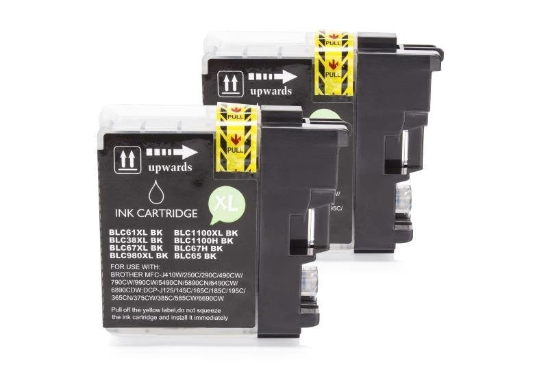Alternativ zu Brother LC-1100 Tinten Sparset (4 x BK, je 2 x C,M,Y) 10 Stück