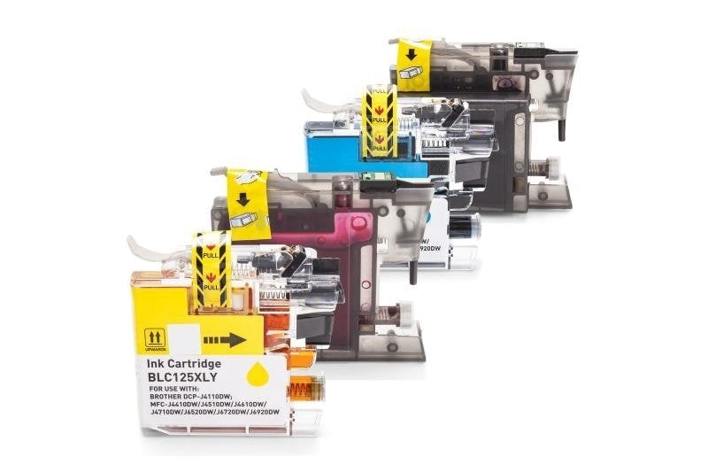 Alternativ zu Brother LC-127 XL VALBP Tinten Multipack (BK,C,M,Y) mit Chip