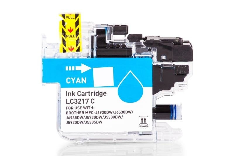 Alternativ zu Brother LC-3217 C Tinte Cyan