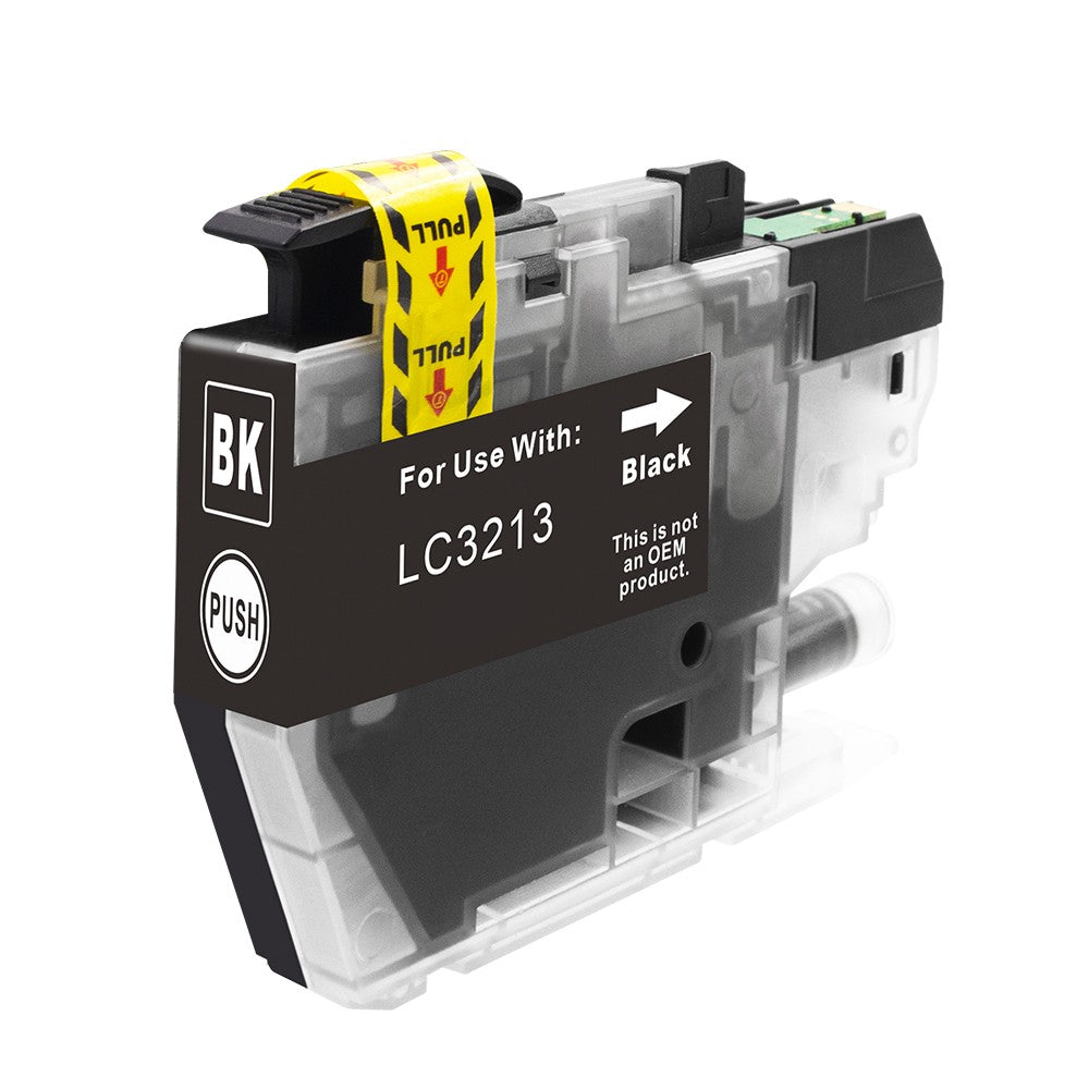 Alternativ zu Brother LC3213BK Tintenpatrone schwarz