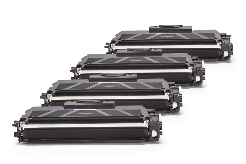 Alternativ zu Brother TN-2010 Toner Schwarz XL Sparset (4 Stück)