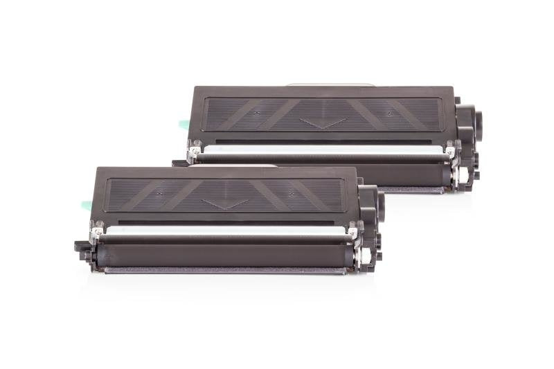 Alternativ zu Brother TN-3380 TWIN Schwarz Sparset (2 Stück)