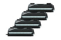 Alternativ zu Brother TN-7600 Toner Schwarz Sparset (4 Stück)