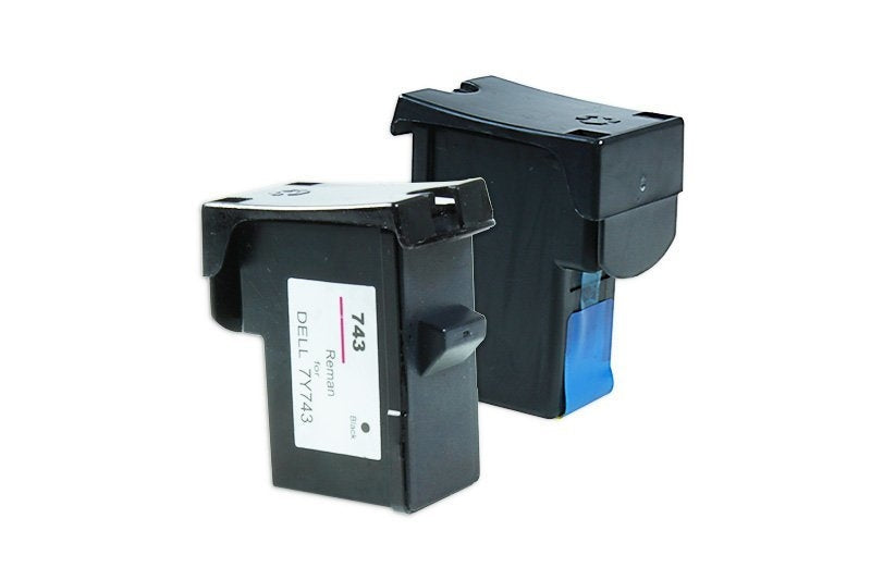 Alternativ zu Dell 7Y743 + 7Y745 Tinten Doppelpack (BK+CMY)