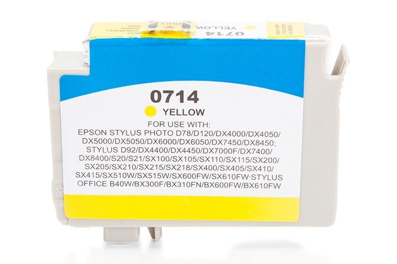 Alternativ zu Epson C13T07144010 / C13T07144012 / T0714 Tinte Gelb
