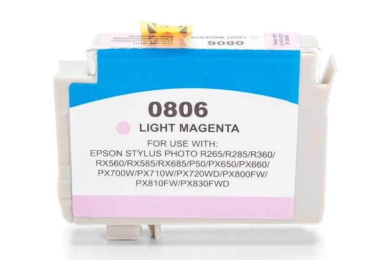Alternativ zu Epson C13T08064010 / T0806 Tinte Light Magenta