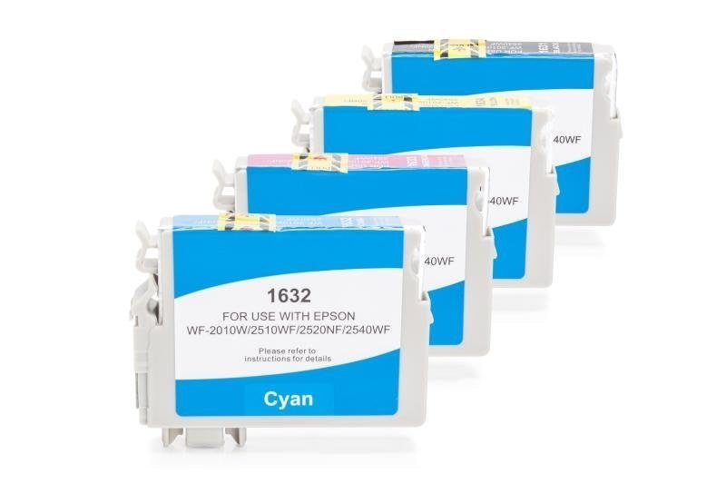 Alternativ zu Epson C13T16364010 / T1636 Tinten Multipack (C,M,Y,K)