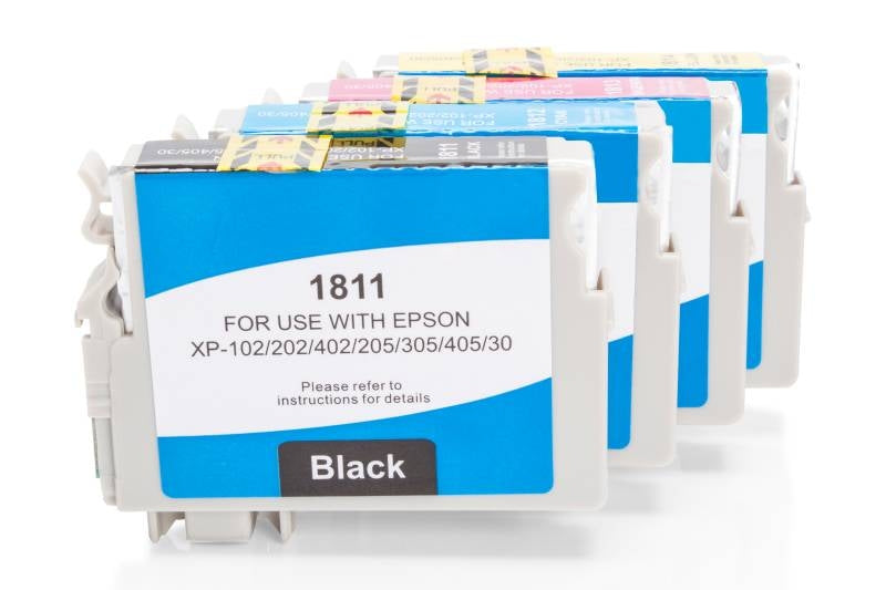 Alternativ zu Epson C13T18164010 / 18 XL Tinten Sparset CMYK (4 Stück)