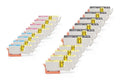 Alternativ zu Epson C13T26364010 / C13T26364012 / 26 XL Multipack (6xBK, je 4xC,M,Y) 18 Stück