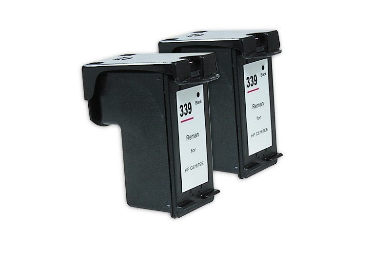 Alternativ zu HP C9504EE / Nr 339 Tinte Schwarz Doppelpack