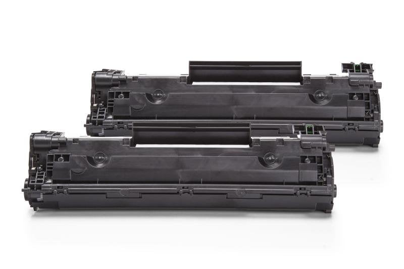 Alternativ zu HP CB436AD / 36A Toner Schwarz Doppelpack