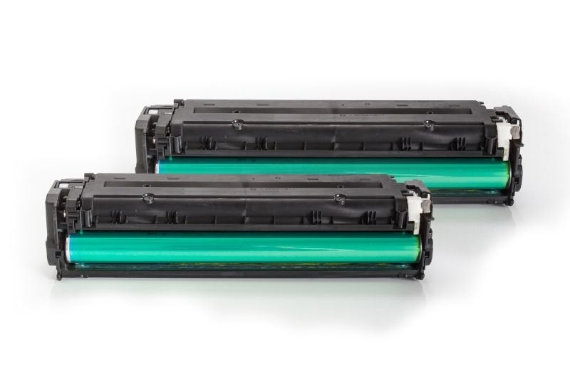 Alternativ zu HP CB540AD / 125A Toner Schwarz Doppelpack