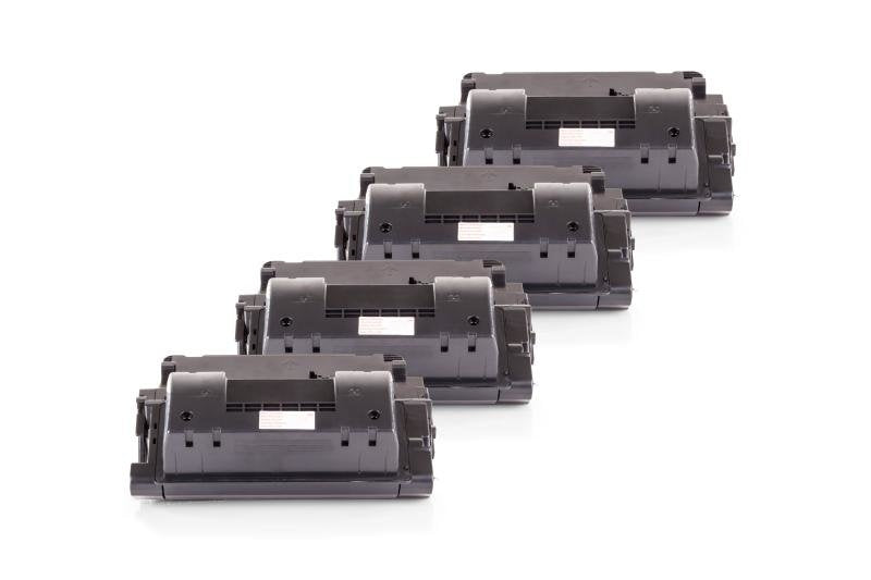 Alternativ zu HP CC364X Toner Schwarz Sparset (4 Stück)