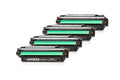 Alternativ zu HP CE400x-CE403A Toner Sparset (BK, C, M, Y) 4 Stück
