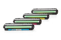Alternativ zu HP CE740A - CE743A Toner Sparset (BK,C,M,Y) 4 Stück