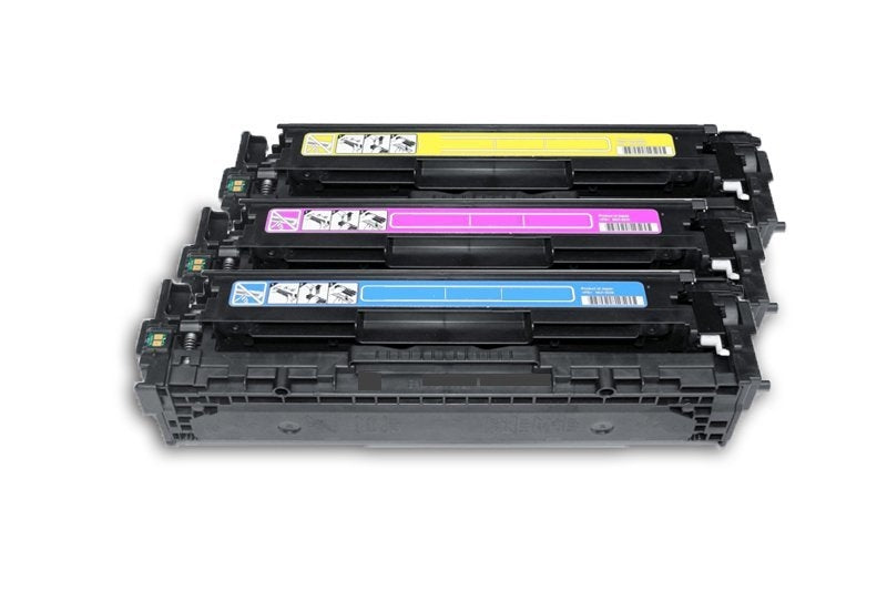 Alternativ zu HP CF372AM / 304A Toner Sparset (Cyan, Magenta, Gelb)