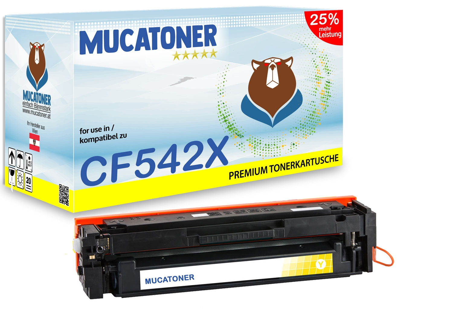 Alternativ zu HP CF542X (203X) Toner Gelb