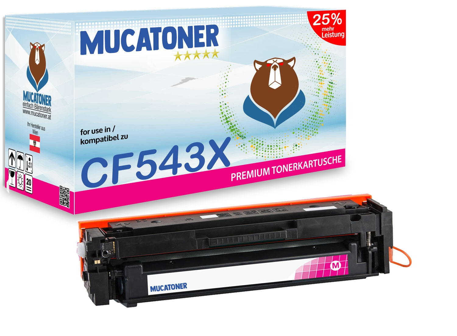Alternativ zu HP CF543X (203X) Toner Magenta