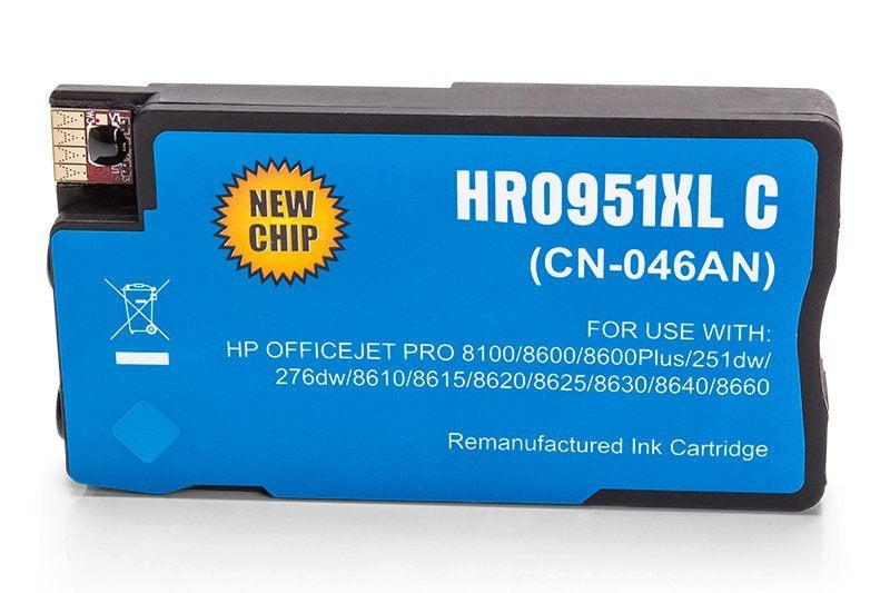 Alternativ zu HP CN046AE / 951XL Tinte Cyan