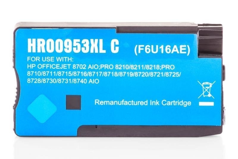 Alternativ zu HP F6U16AE / 953XL Tinte Cyan