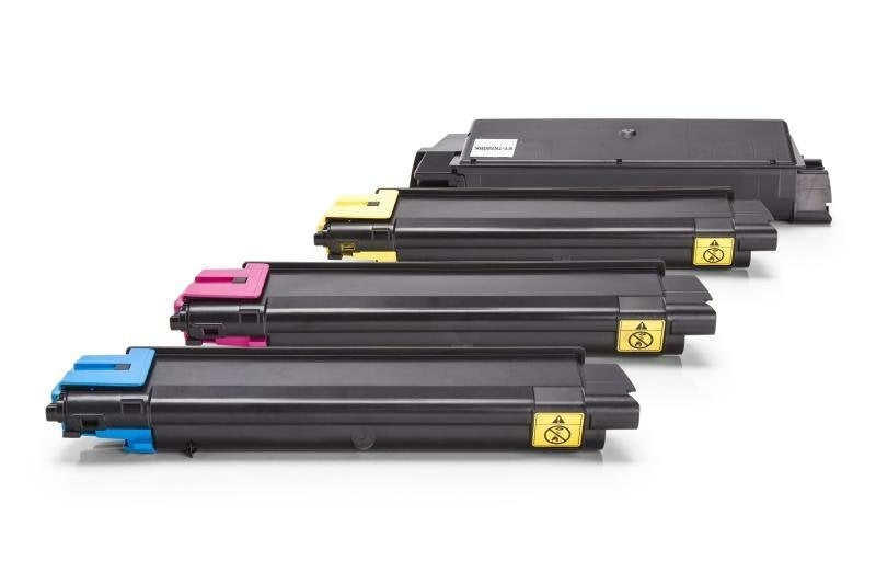 Alternativ zu Kyocera 1T02KT0NL0 - 1T02KTCNL0 / TK-580 Toner Sparset XL Schwarz, Cyan, Magenta, Gelb