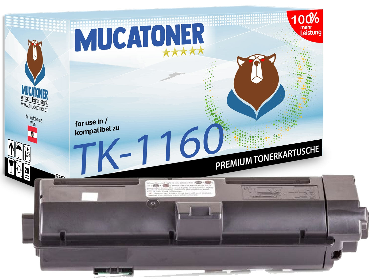 Alternativ zu Kyocera TK-1160 Toner schwarz