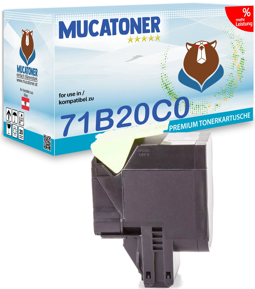 Alternativ zu Lexmark 71B20C0 Toner Cyan