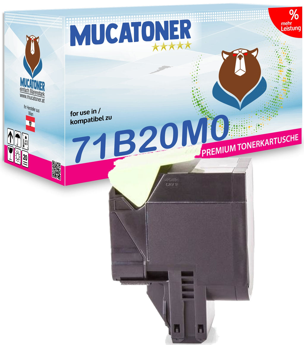 Alternativ zu Lexmark 71B20M0 Toner Magenta
