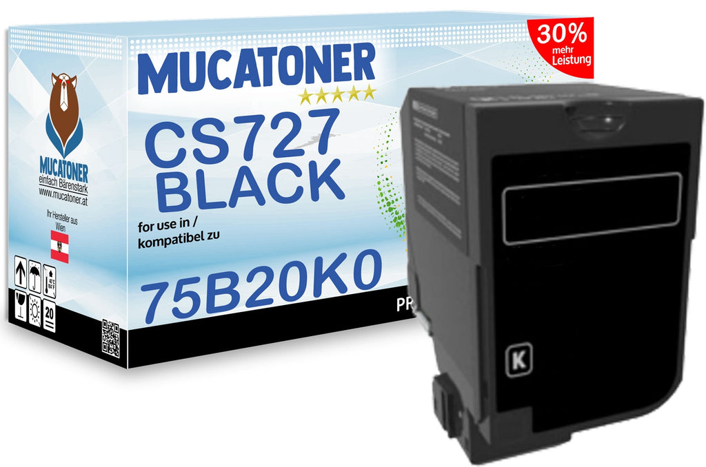 Alternativ zu Lexmark 75B20K0 Toner Schwarz