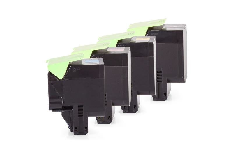 Alternativ zu Lexmark 80C2S0 Toner Sparset CMYK