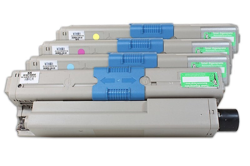 Alternativ zu OKI 44469804 - 44469722 Toner Sparset (BK,C,M,Y) 4 Stück