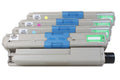Alternativ zu OKI 44469804 - 44469722 Toner Sparset (BK,C,M,Y) 4 Stück