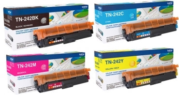 Brother Original TN-242BK+TN-242C+TN-242M+TN-242Y Toner Set