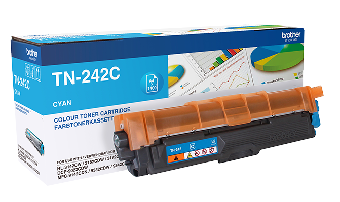 Brother Original TN-242C Toner Cyan