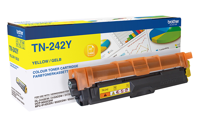 Brother Original TN-242Y Toner Gelb