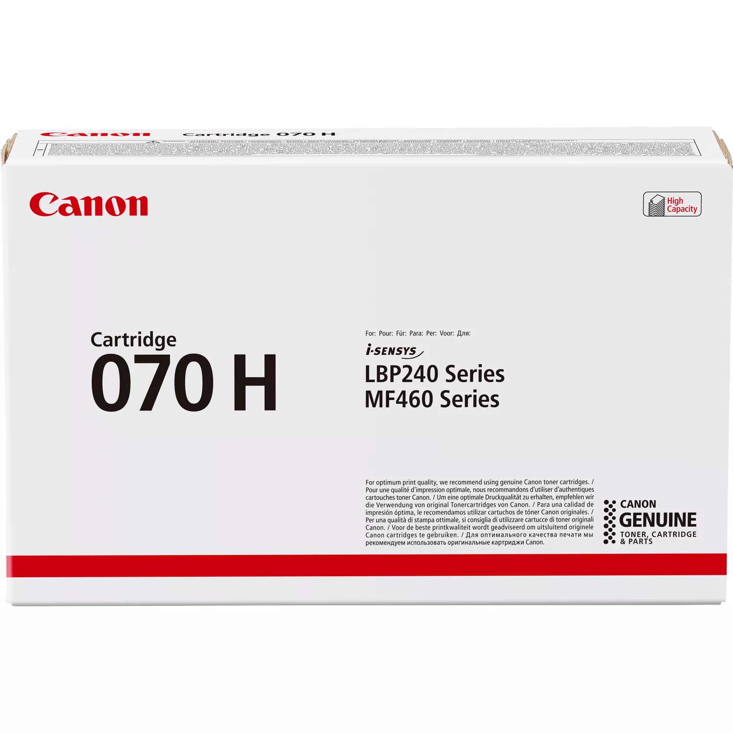 Canon Original 070H / 5640C002 Toner schwarz (hohe Kapazität)