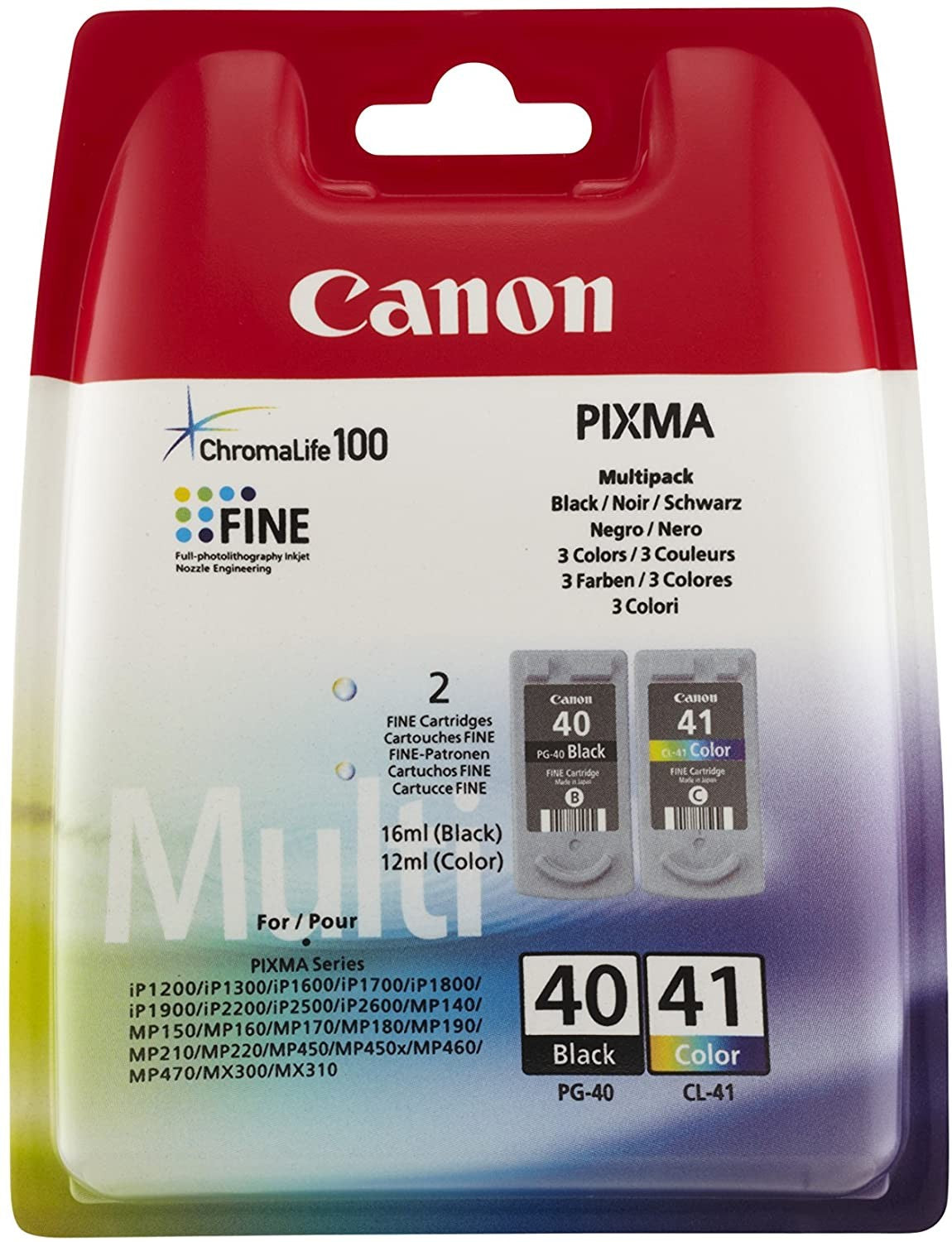 Canon Tintenpatrone PG-40/CL-41, schwarz + color