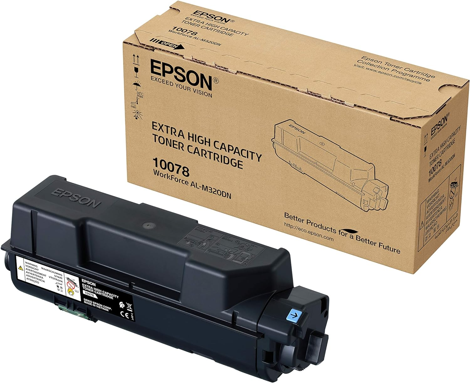 Epson Original C13S110078 Toner Schwarz (Extra Hohe Kapazität)
