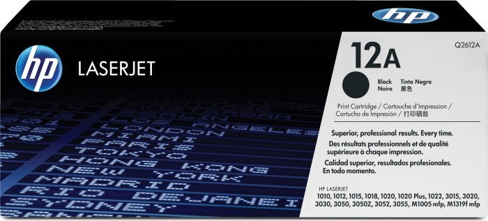 HP Original 12A (Q2612A) Toner Schwarz