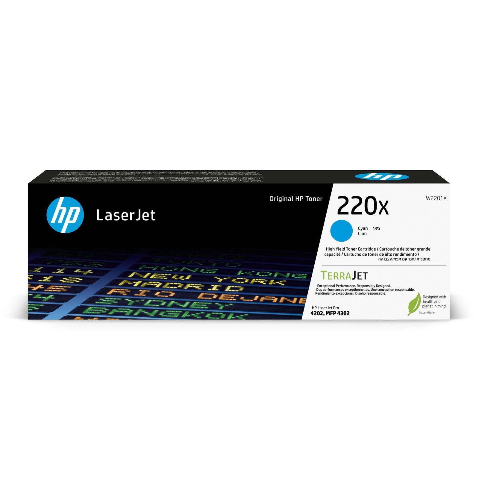 HP Original 220X (W2201X) Toner Cyan