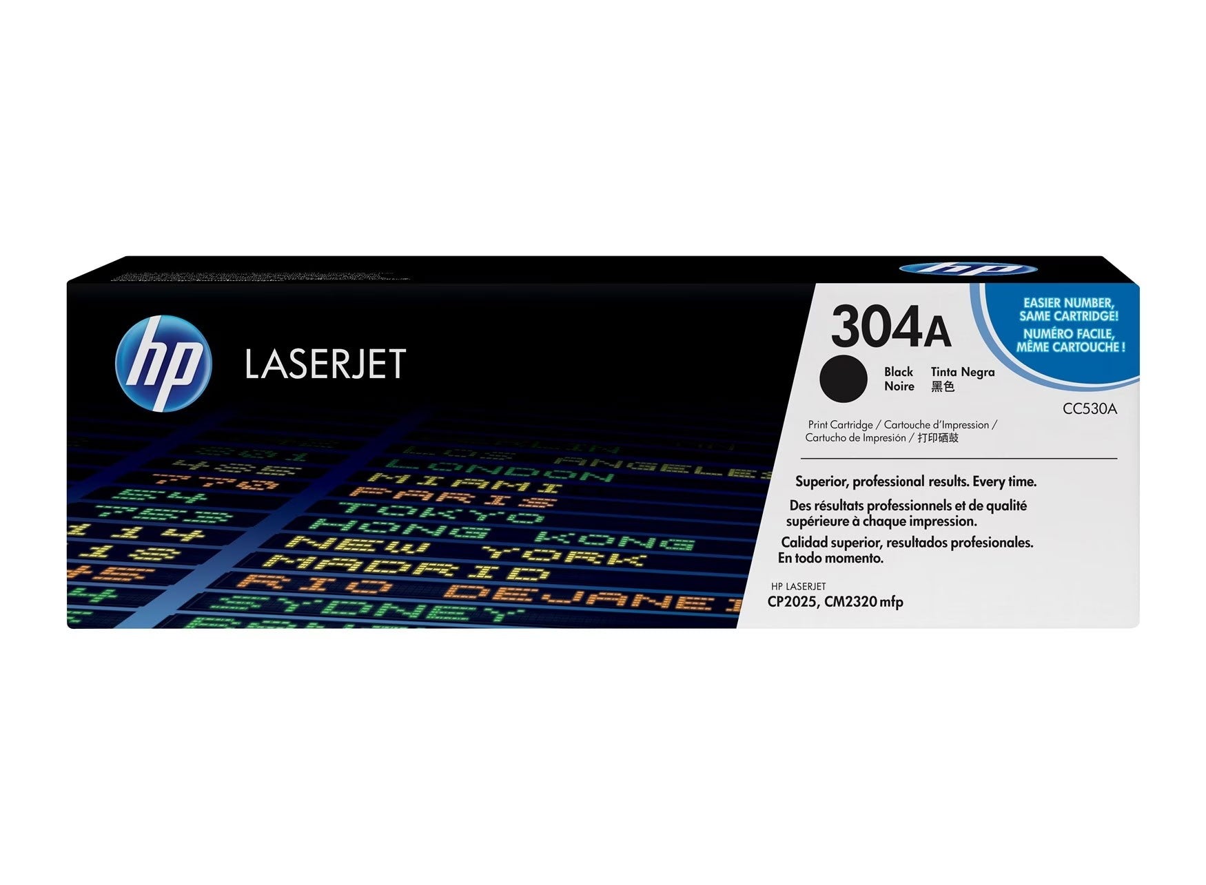 HP Original CC530A / 304A Toner Schwarz