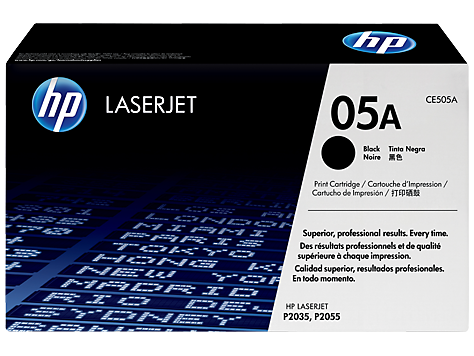 HP Original CE505A / 05A Toner Schwarz