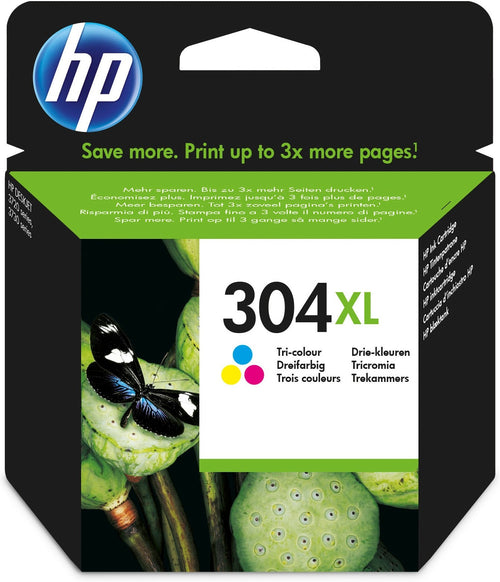 HP Original N9K07AE / 304XL Tintenpatrone Cyan/Magenta/Gelb