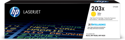 HP Original Toner CF542X (203X) Gelb