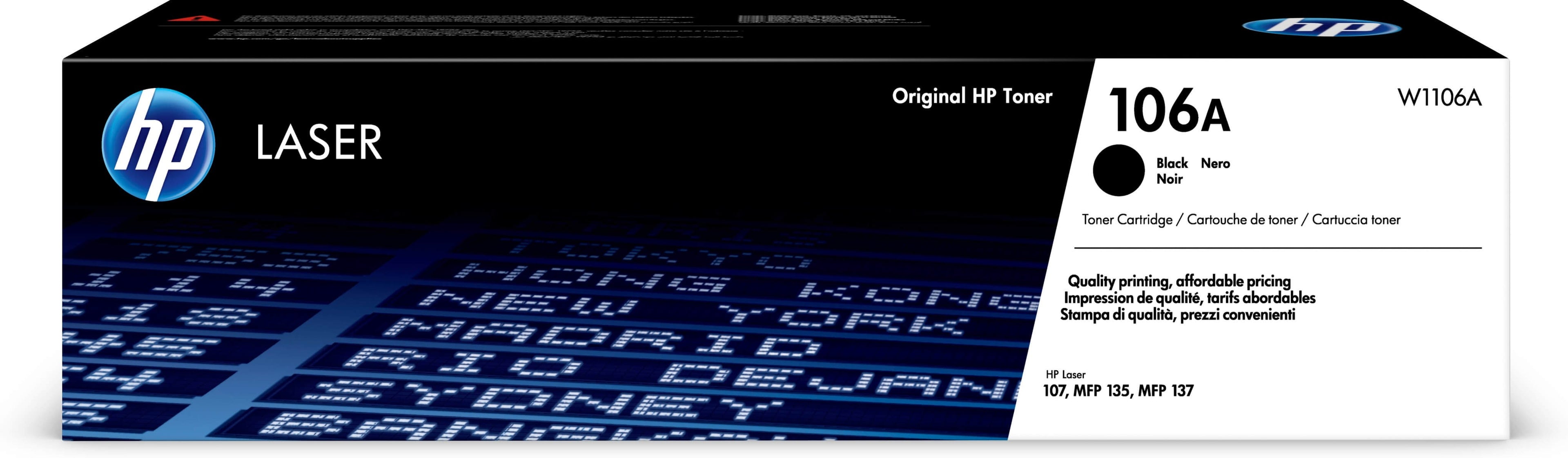 HP Original W1106A / 106A Toner schwarz