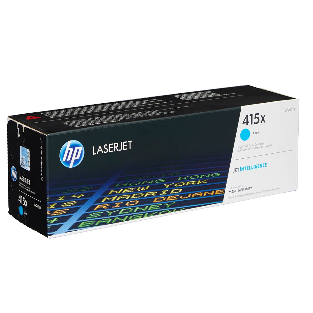 HP Original W2031X / 415X Toner Cyan (hohe Kapazität)