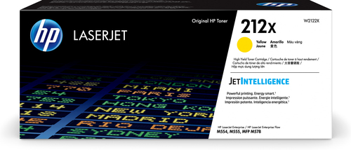 HP Original W2122X / 212X Toner gelb