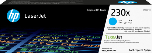 HP Original W2301X / 230X Toner Cyan