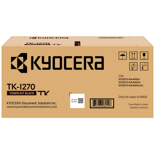 Kyocera Original TK-1270 Toner Schwarz (1T0C140NL0)