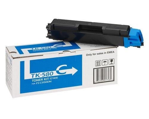 Kyocera Original TK-580C Toner cyan (1T02KTCNL0)
